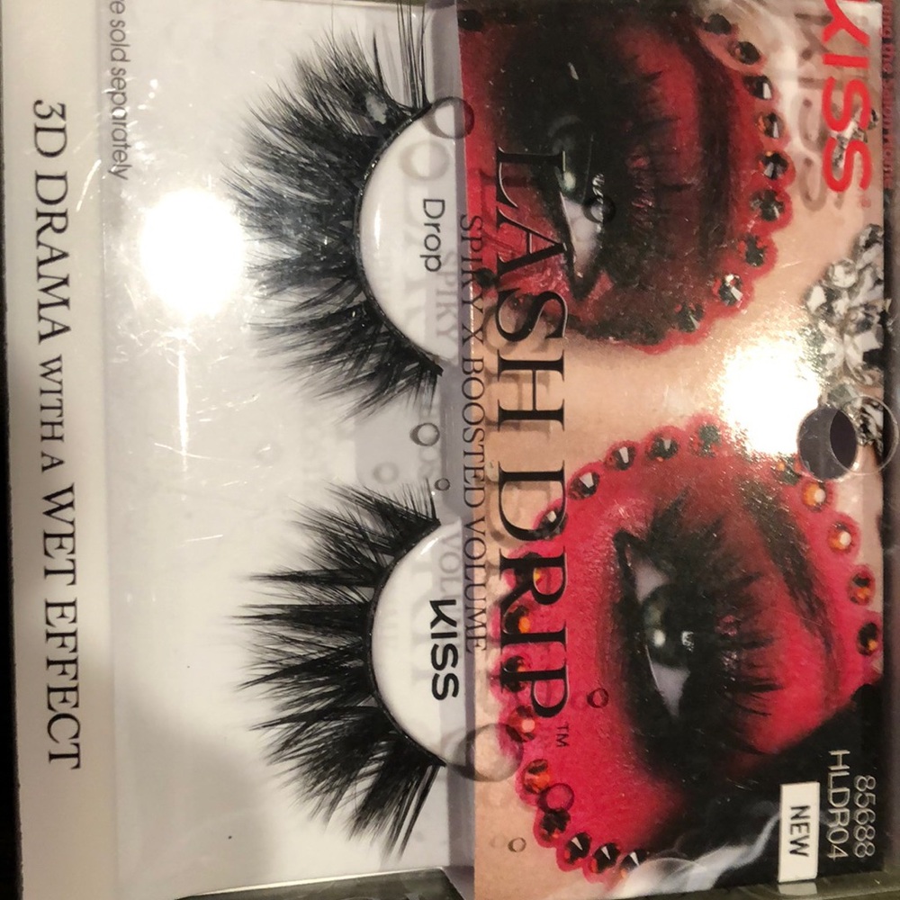 Kiss Lash Drip 3D Drama wet effect Fake Eyelashes New